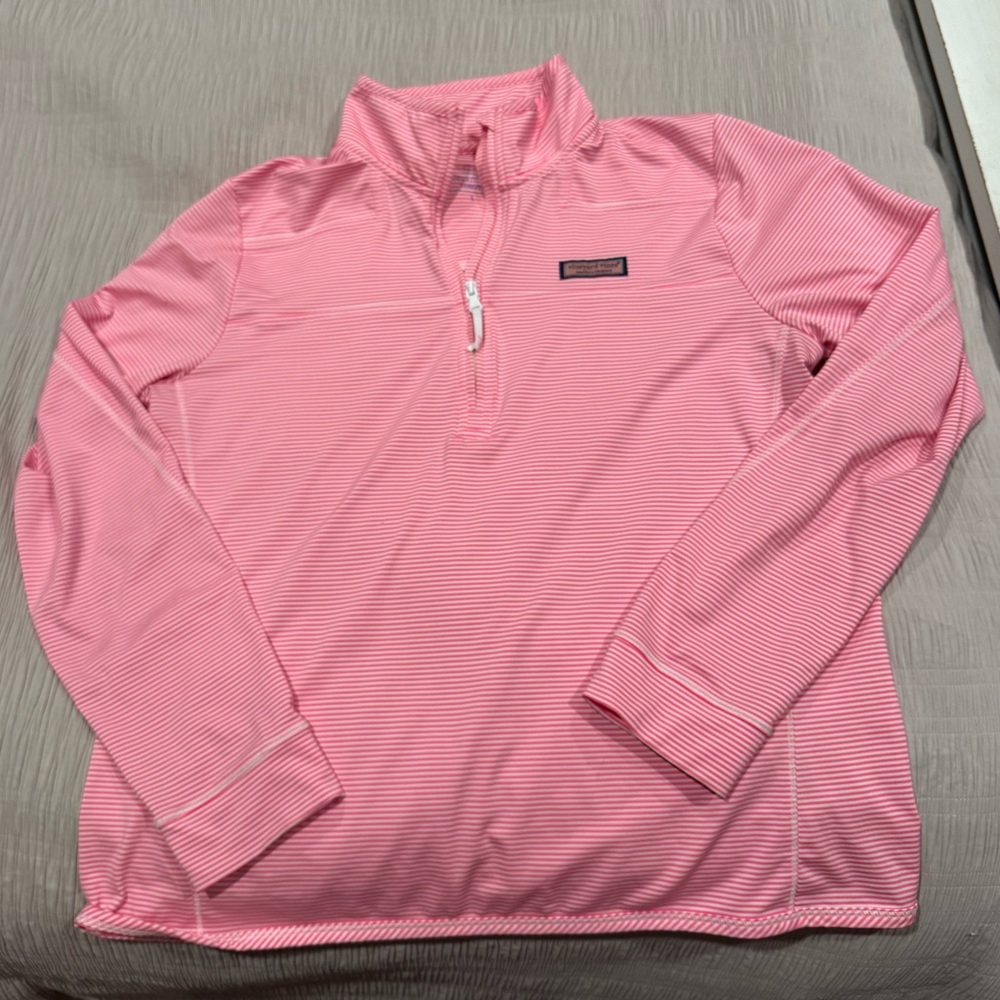Vineyard Vines Pink striped Sankaty Shep Shirt!